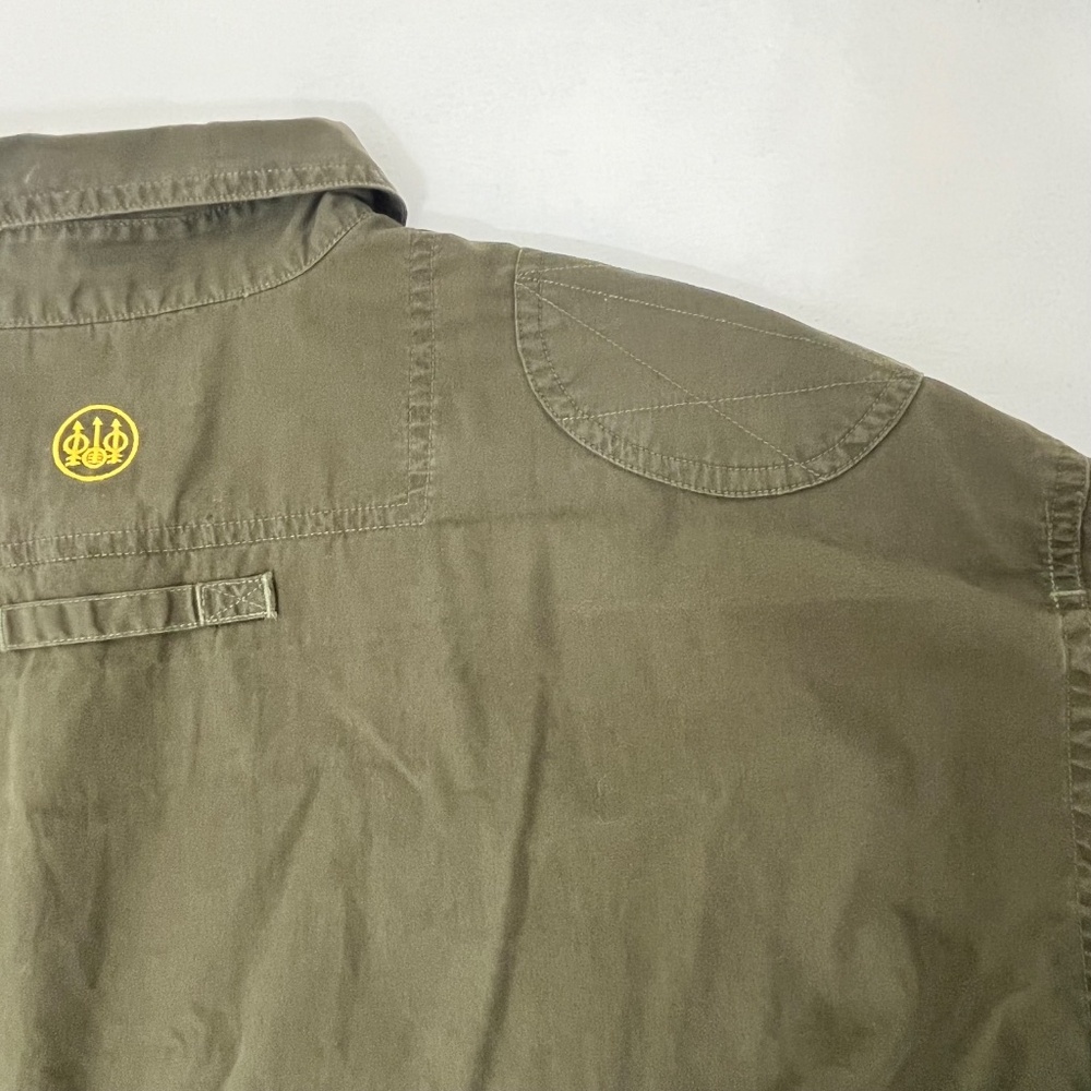 Beretta Men's XXL Shooting Shirt Vented Long Sleeve 100% Cotton Button Up Casual - Picture 14 of 16